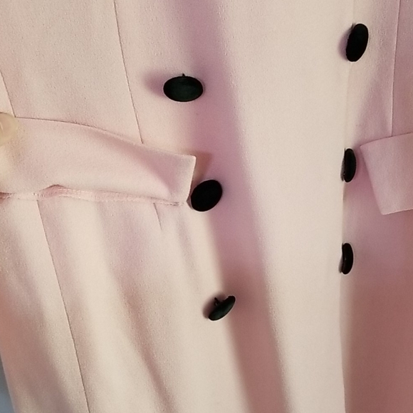 Pink and black Evan Picone dress coat - Picture 6 of 7
